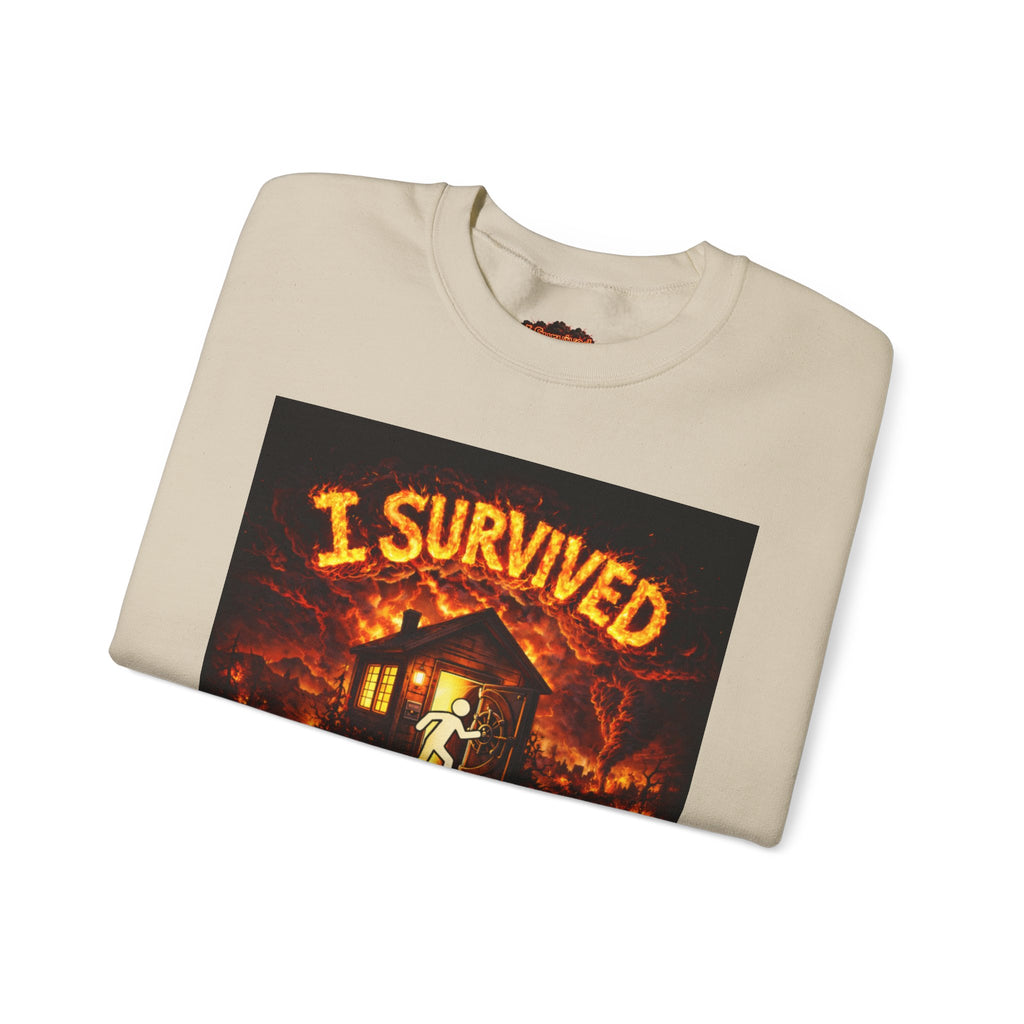 I Survived 2020 — S2:E4 "Western U.S. Wildfire Season" | Mid-Season Finale Pt. 1 | Wildfire Edition Memorial Unisex Heavy Blend™ Crewneck Sweatshirt
