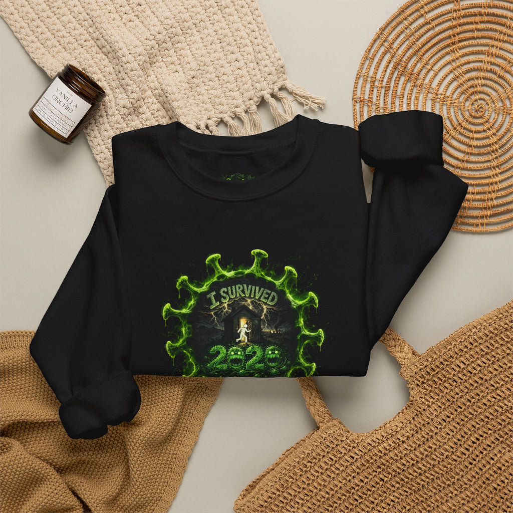 I Survived 2020 — PANDEMIC S1:E5: Director's Cut "Delivery Doomsday" Unisex Heavy Blend™ Crewneck Sweatshirt