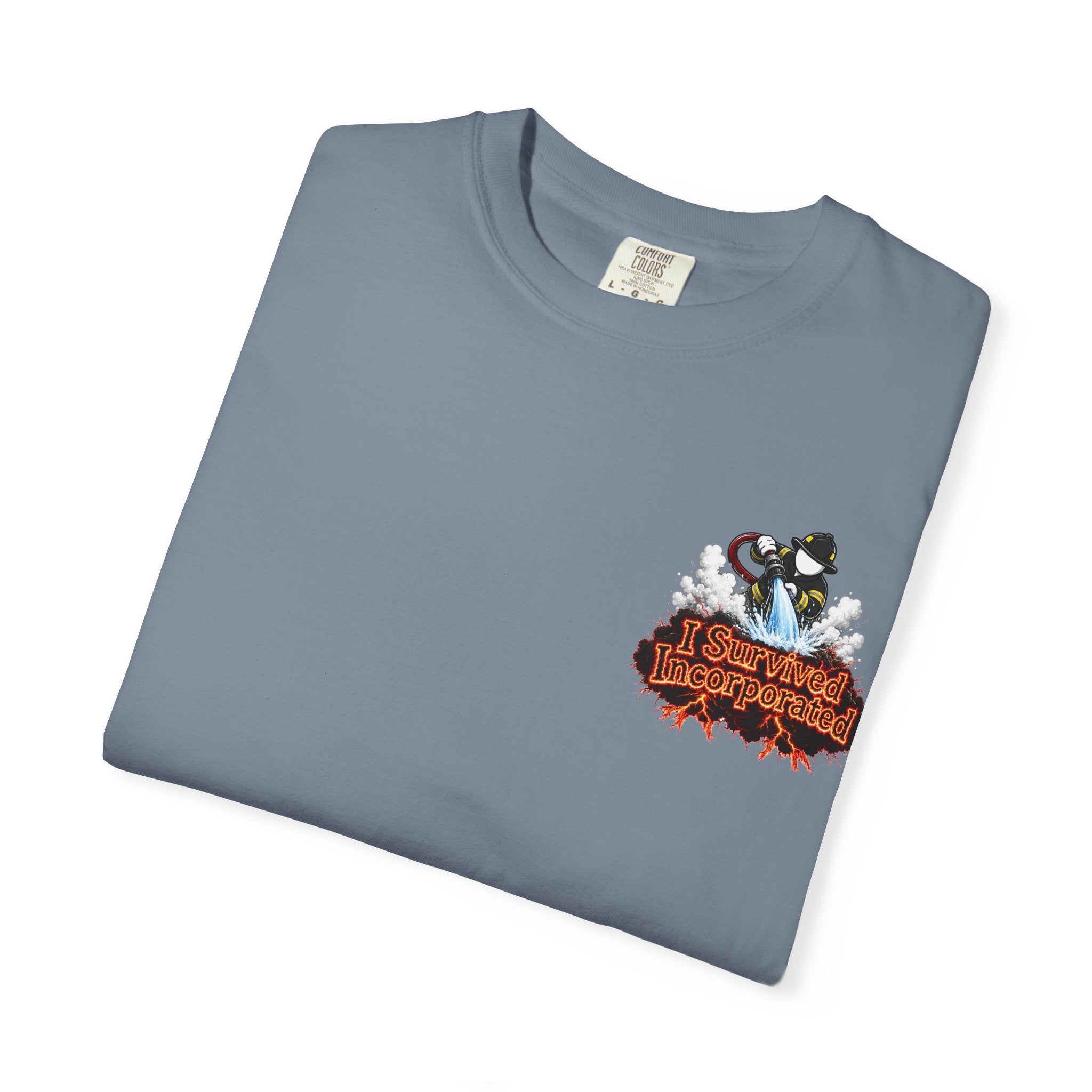 I Survived 2020 — "Please Stand By" Test Pattern Tee Wildfire Signal Edition Summer Premiere Unisex Garment-Dyed T-shirt