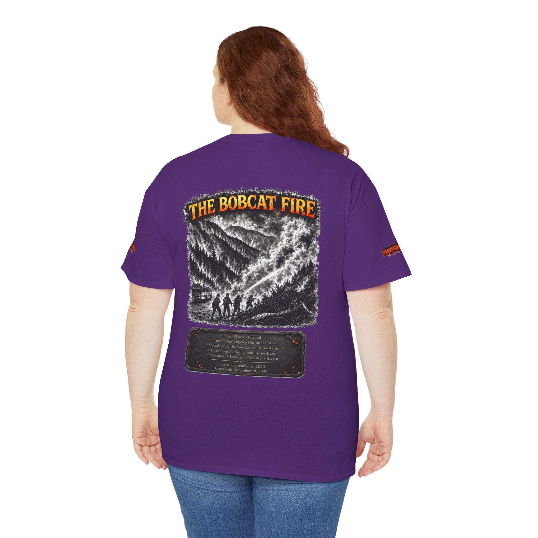 I Survived 2020 — Director's Cut S2:E2 "The Bobcat Fire" | Wildfire Edition Memorial Unisex Heavy Cotton Tee (SPECIAL EDITION)