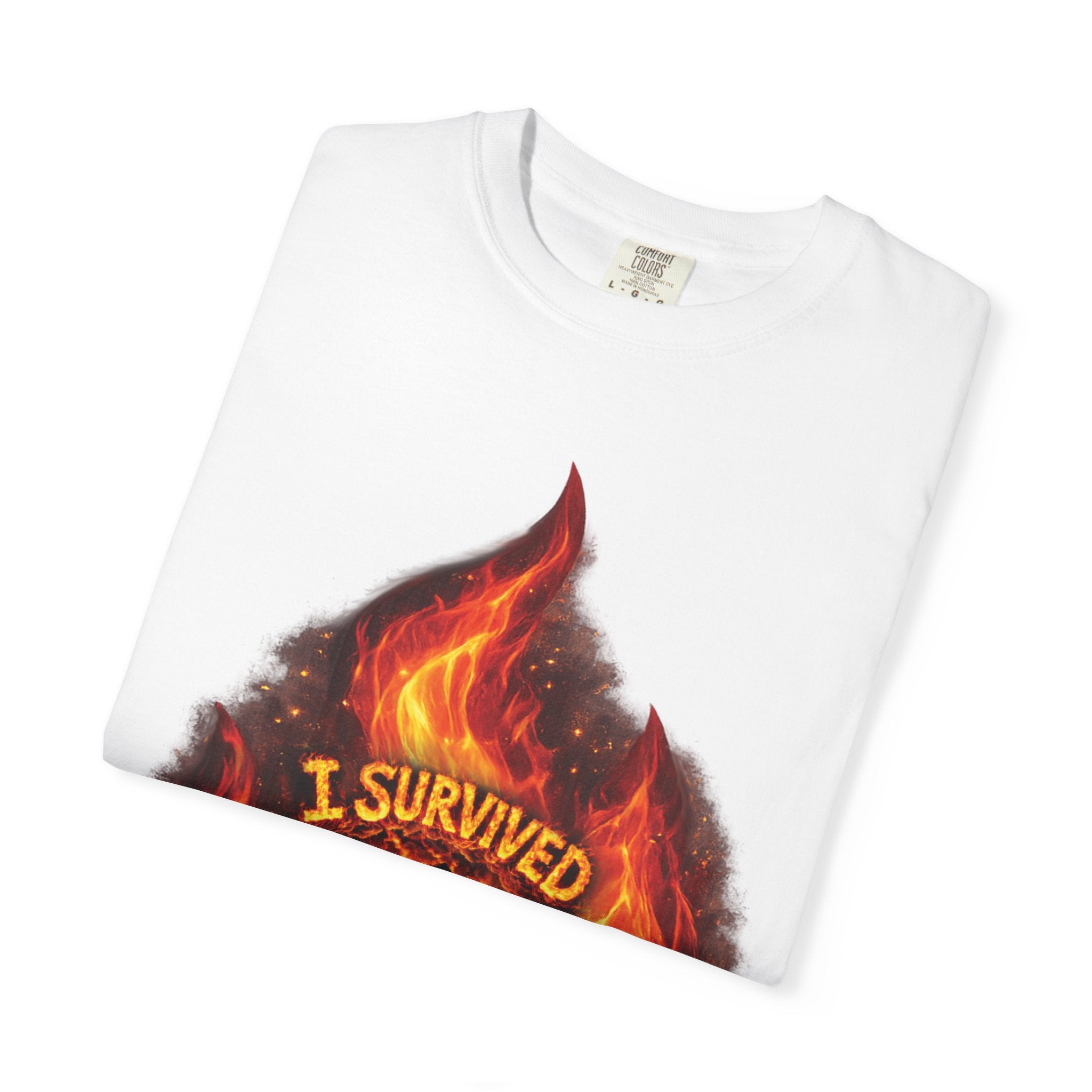 I Survived 2020 — Director's Cut S2:E3 "The California Wildfires" | Wildfire Edition Memorial Unisex Garment-Dyed T-shirt