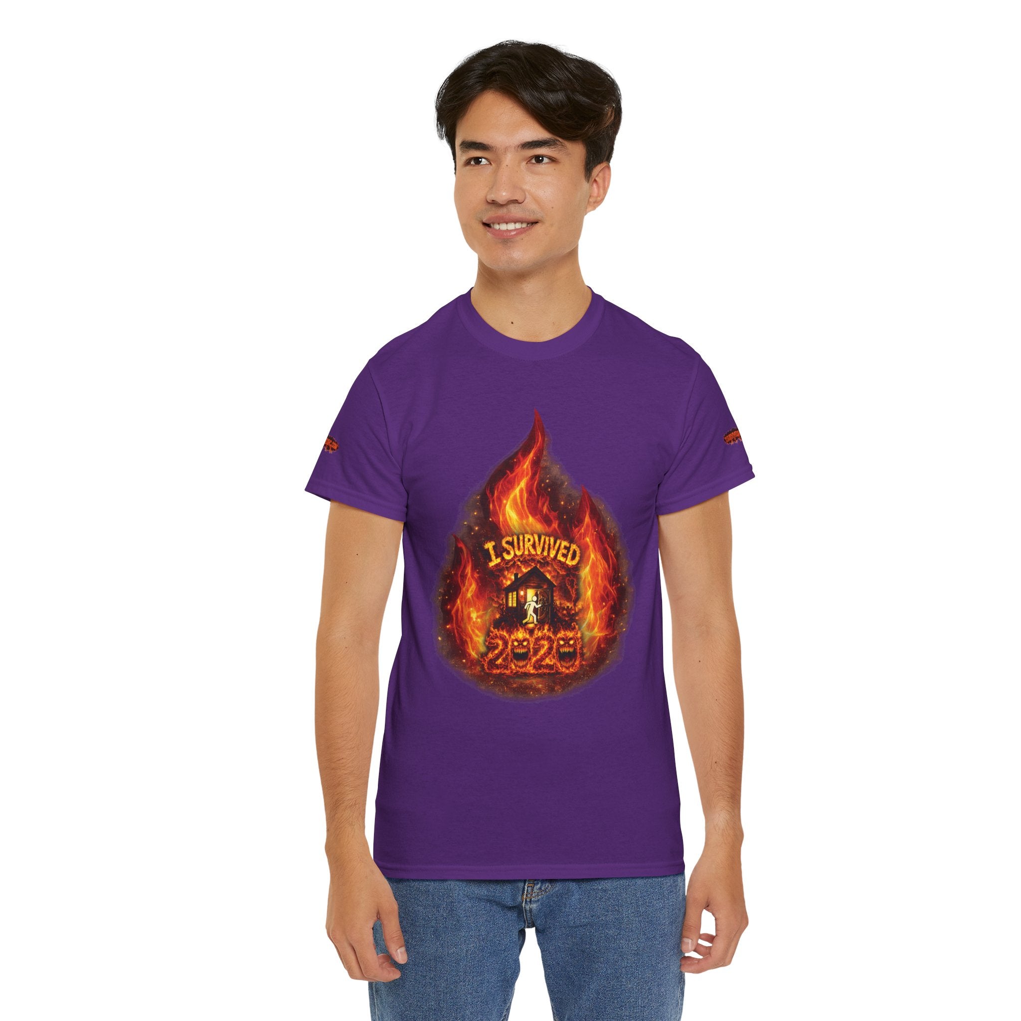 I Survived 2020 — Director's Cut S2:E3 "The California Wildfires" | Wildfire Edition Memorial Unisex Heavy Cotton Tee (SPECIAL EDITION)
