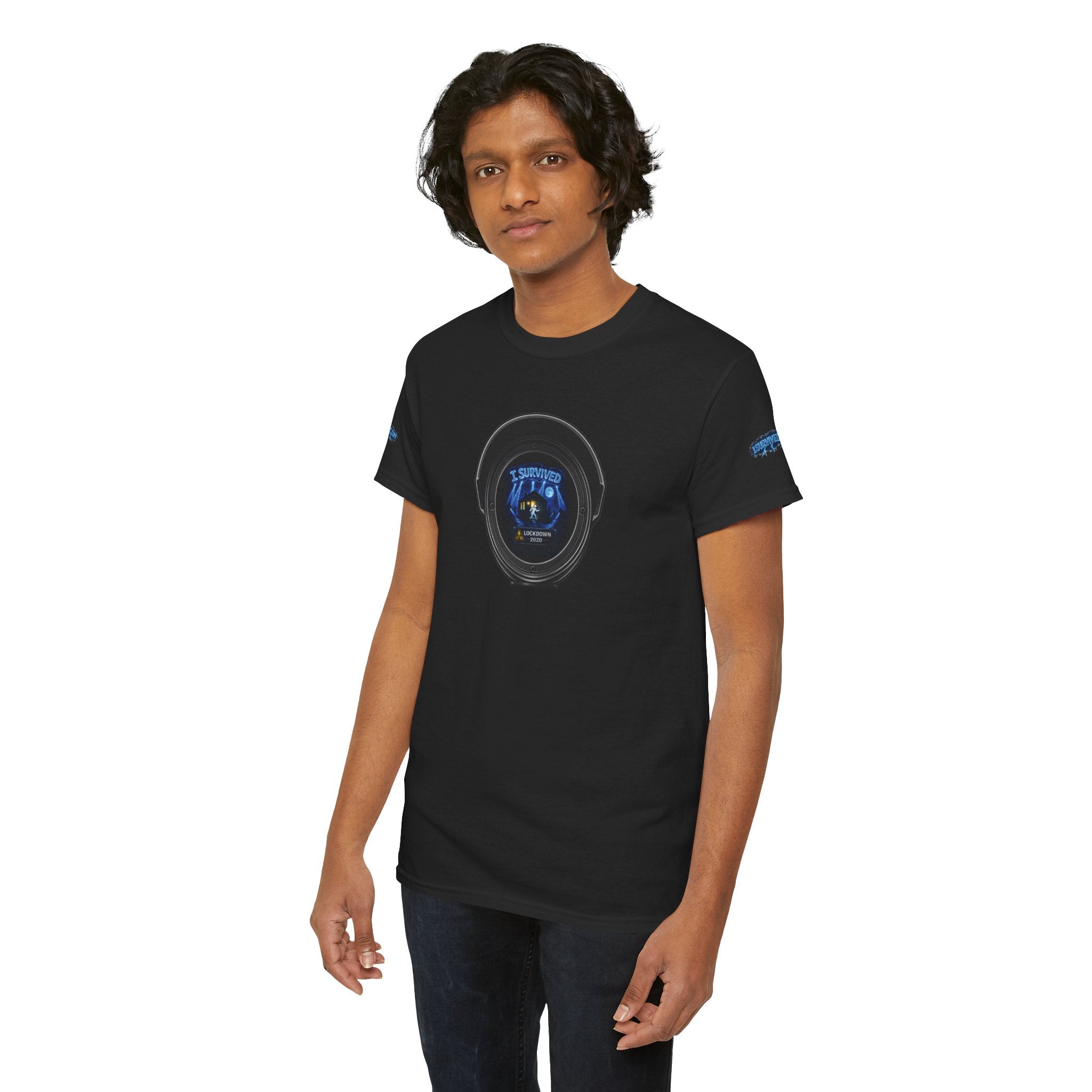 I Survived 2020 — LOCKDOWN S3:E2: Director's Cut Special Edition "Dating Under Lockdown" Unisex Heavy Cotton Tee