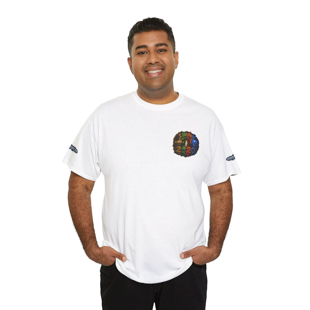 I Survived 2020 — "No Signal" Test Pattern Tee Alien Broadcast Finale Special Edition Summer Premiere Unisex Heavy Cotton Tee