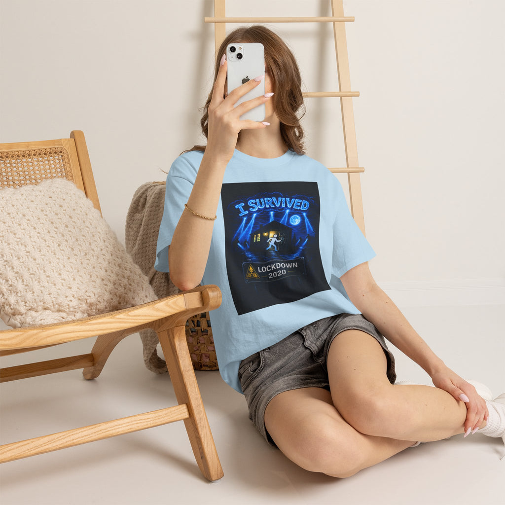 Copy of  I Survived 2020 — S3:E1 "Quarantine" | Lockdown Edition Documentary Unisex Heavy Cotton Tee