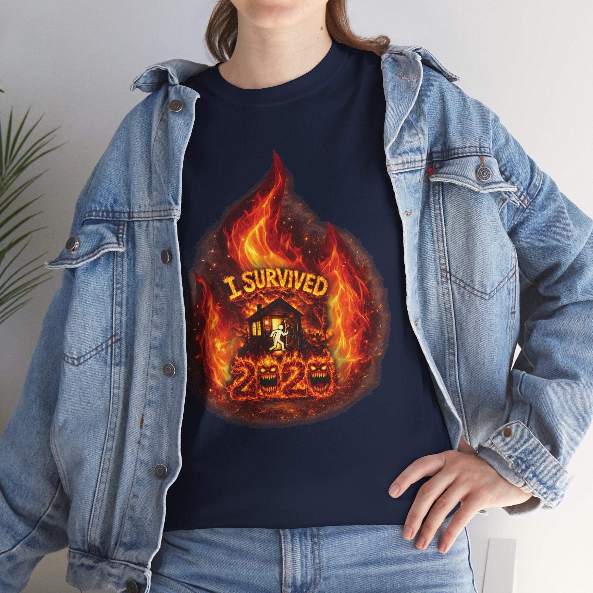 I Survived 2020 — Director's Cut S2:E1 "Berry Creek" | Wildfire Edition Memorial Unisex Heavy Cotton Tee (SPECIAL EDITION)
