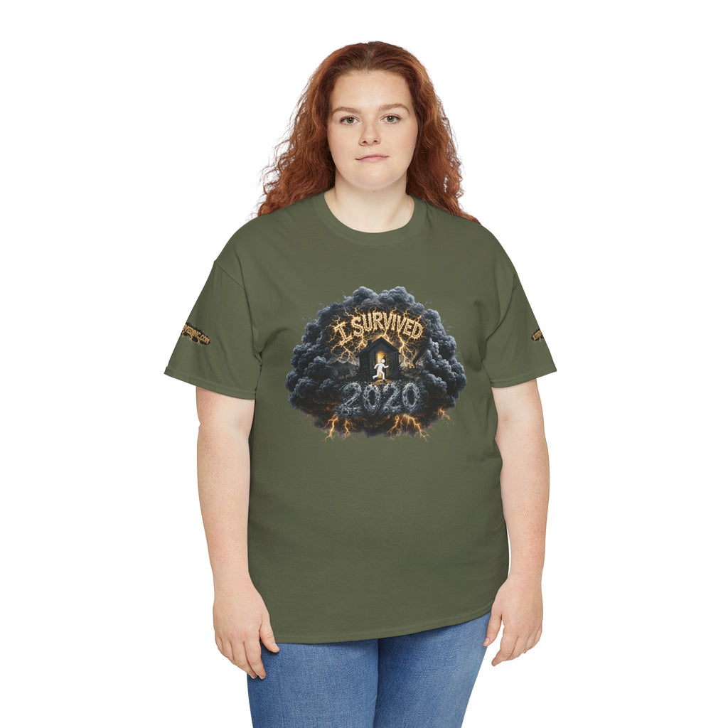 I Survived 2020 — Director's Cut Original Design Teaser Tee | Season 1 Premiere Drop Unisex Heavy Cotton Tee (SPECIAL EDITION)