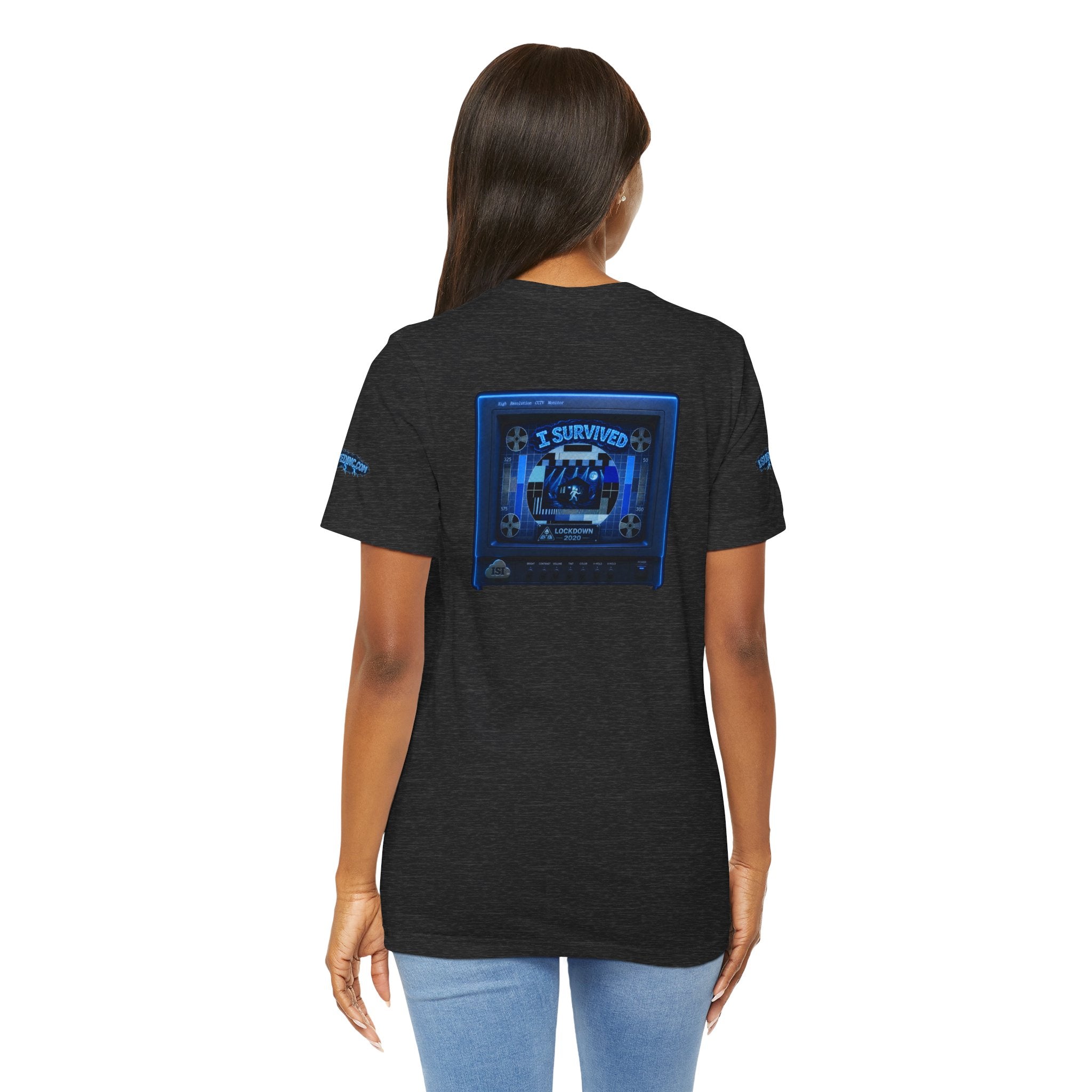 I Survived 2020 — "Please Stand By" Test Pattern Tee Lockdown Special Edition Summer Exclusive Unisex Jersey Short Sleeve Tee