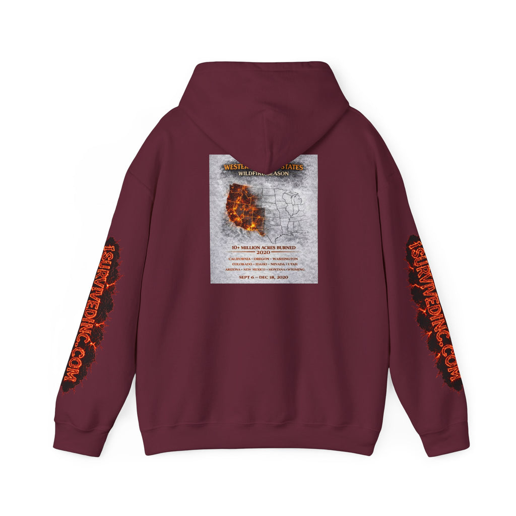 I Survived 2020 — S2:E4 "Western U.S. Wildfire Season" | Mid-Season Finale Pt. 1 | Wildfire Edition Memorial Hoodie Sweatshirt