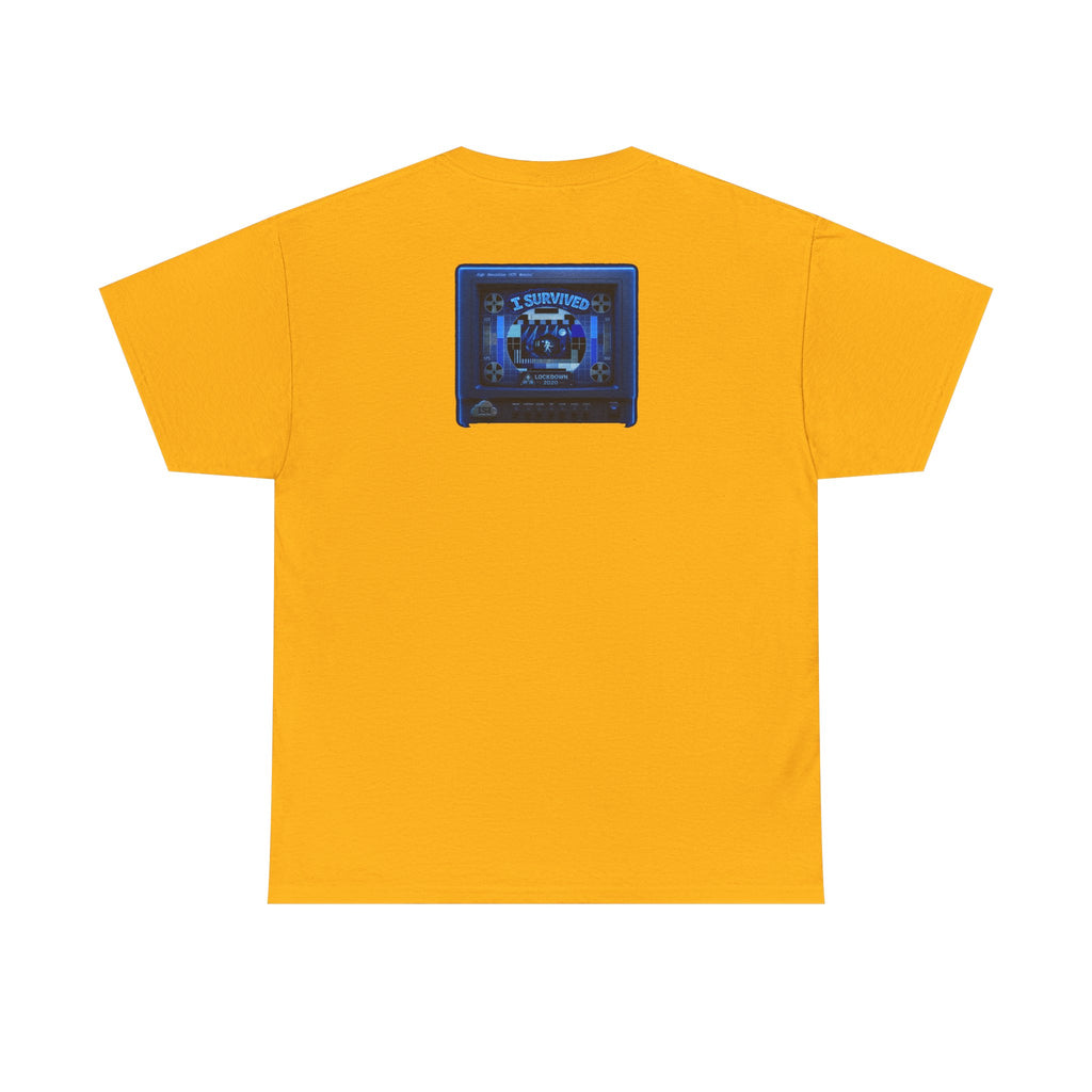 I Survived 2020 — "Please Stand By" Test Pattern Tee Lockdown Surveillance Edition Summer Exclusive Unisex Heavy Cotton Tee