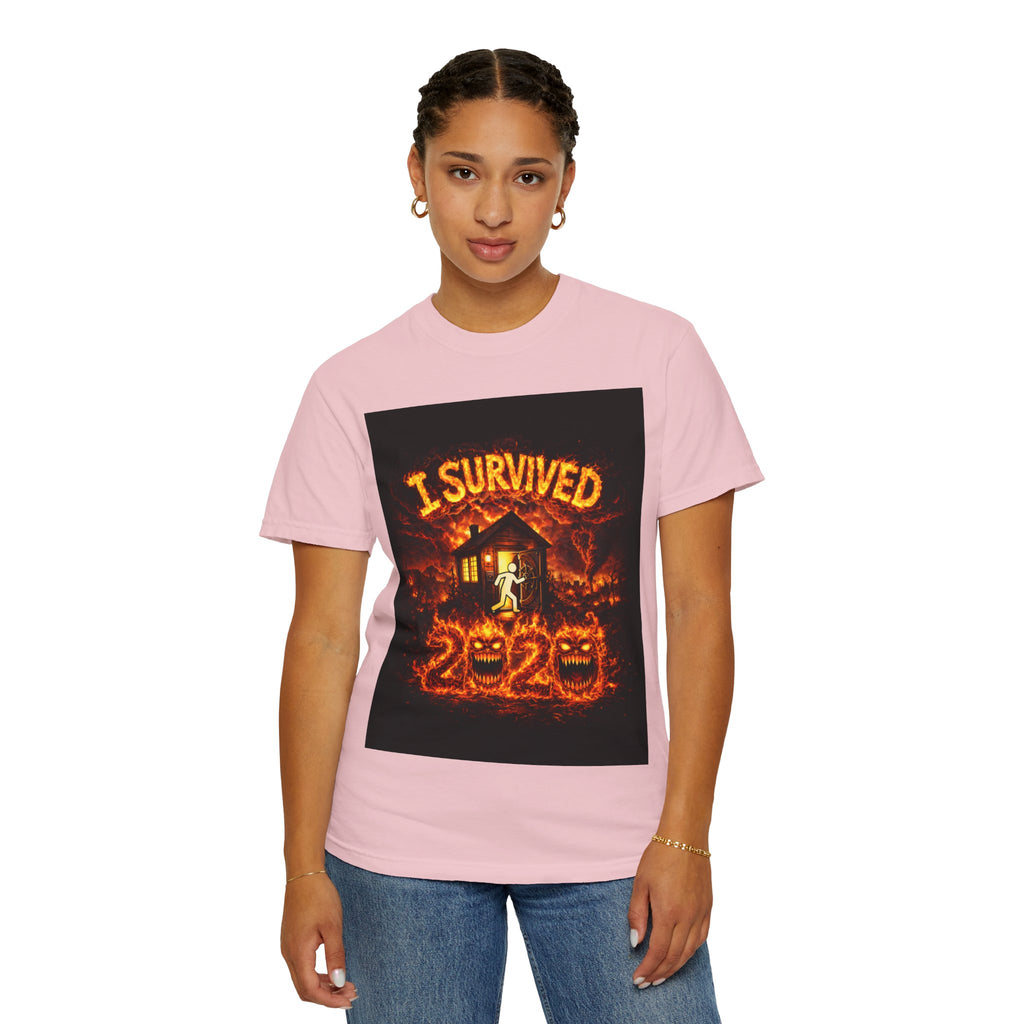 I Survived 2020 — S2:E2 "The Bobcat Fire" | Wildfire Edition Memorial Unisex Garment-Dyed T-shirt