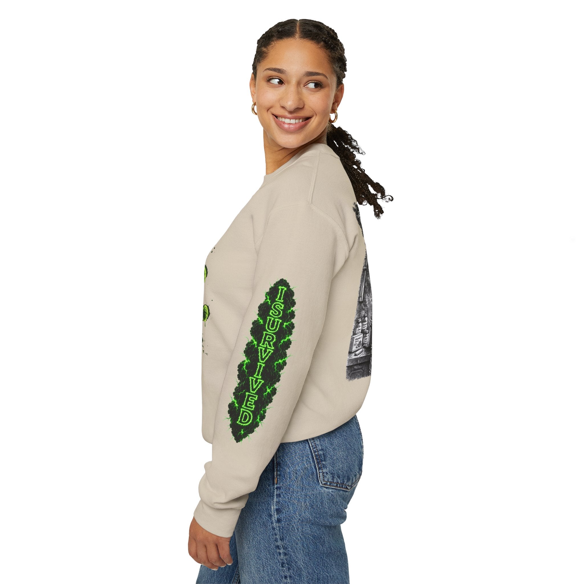 I Survived 2020 — Director's Cut S1:E1 "COVID-19: The Coronavirus" | Pandemic Edition Unisex Heavy Blend™ Crewneck Sweatshirt