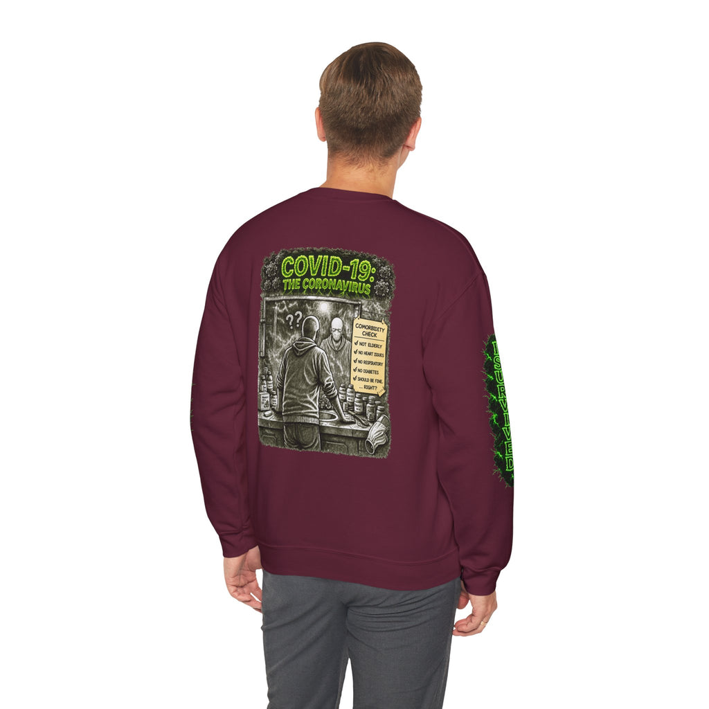 I Survived 2020 — PANDEMIC S1:E1: Director's Cut "COVID-19: The Coronavirus" Unisex Heavy Blend™ Crewneck Sweatshirt