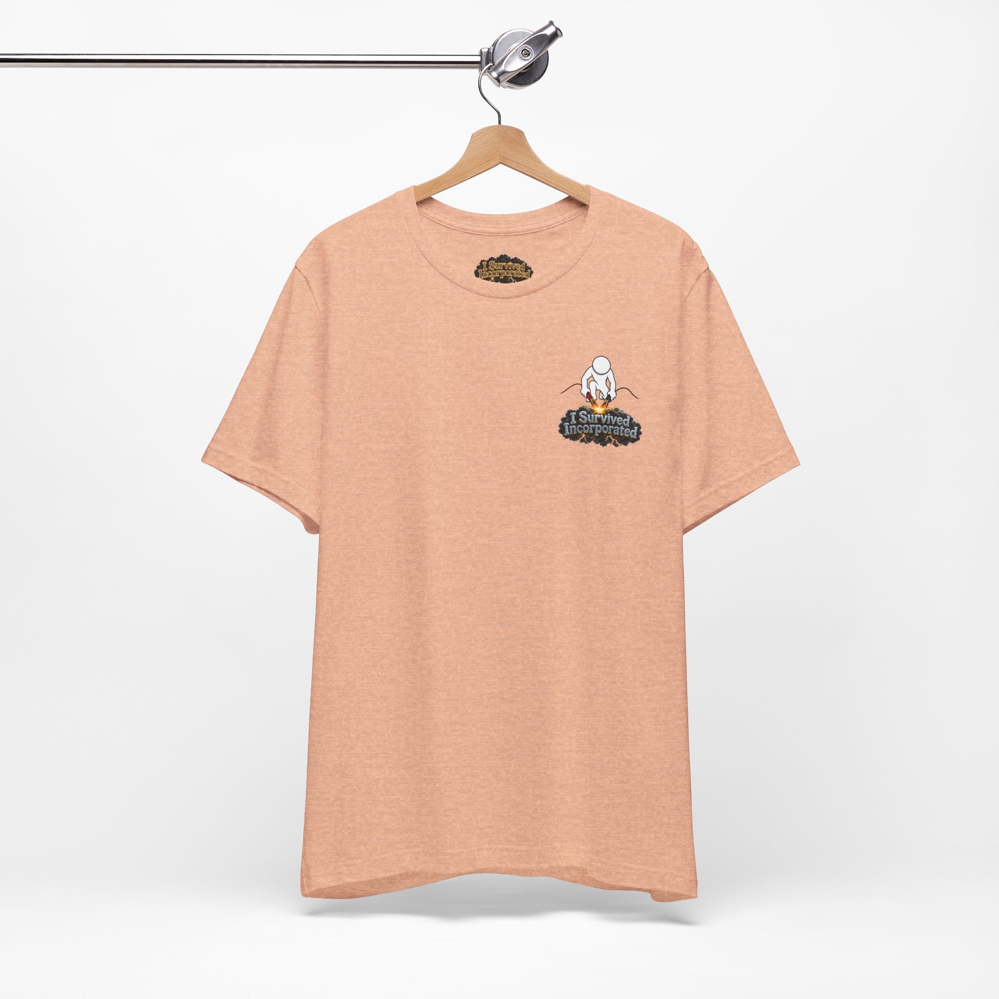 I Survived 2020 — "Please Stand By" Test Pattern Tee Summer Premier Unisex Jersey Short Sleeve Tee