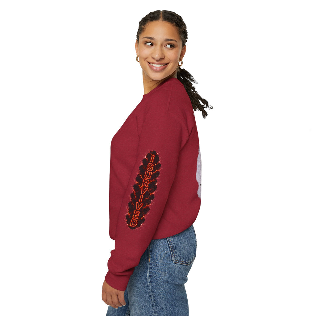 I Survived 2020 — WILDFIRES S2:E3: Director's Cut "The California Wildfires" Memorial Unisex Heavy Blend™ Crewneck Sweatshirt