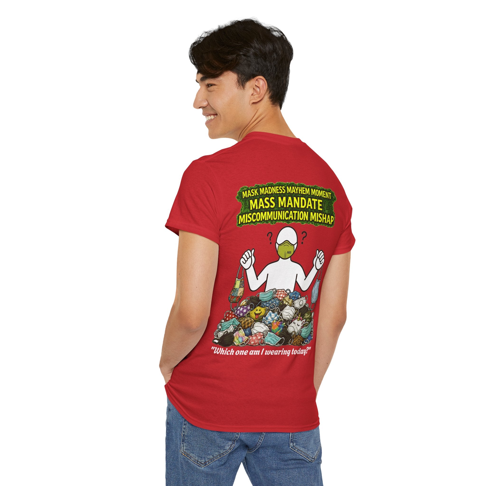 Sobreviví al 2020 — T1:E4 "Caos en Mascarillas: Un Momento de Locura" | Camiseta Unisex de Algodón Grueso Edición Pandemia (EDICIÓN ESPECIAL)