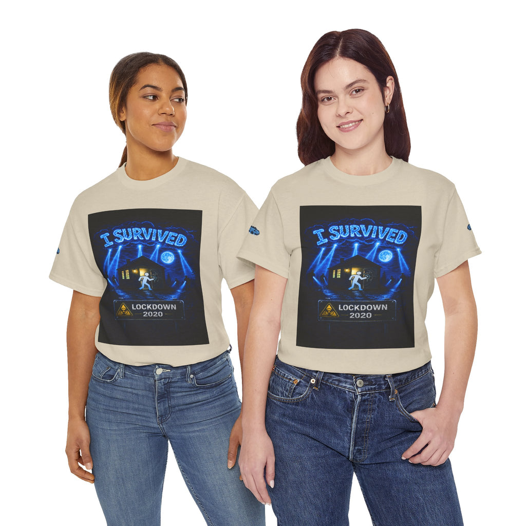 I Survived 2020 — LOCKDOWN S3:E3: Special Edition "Remote Schooling" Unisex Heavy Cotton Tee