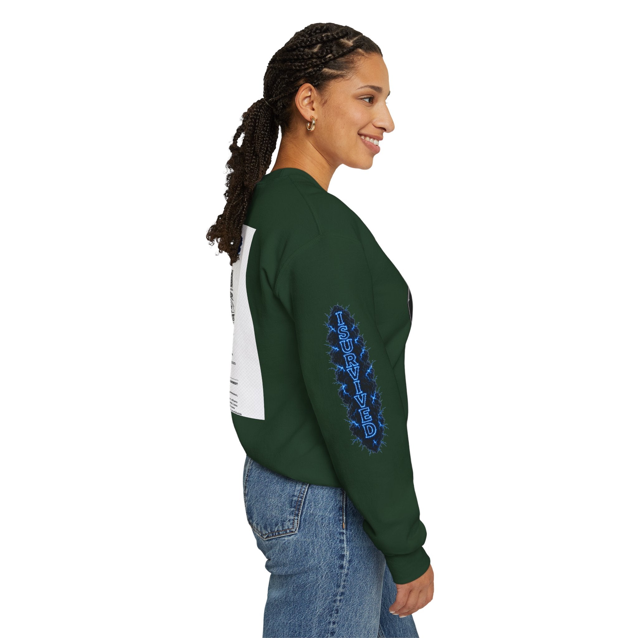 I Survived 2020 — Director's Cut S3:E1 "Quarantine" | Lockdown Edition Documentary Unisex Heavy Blend™ Crewneck Sweatshirt