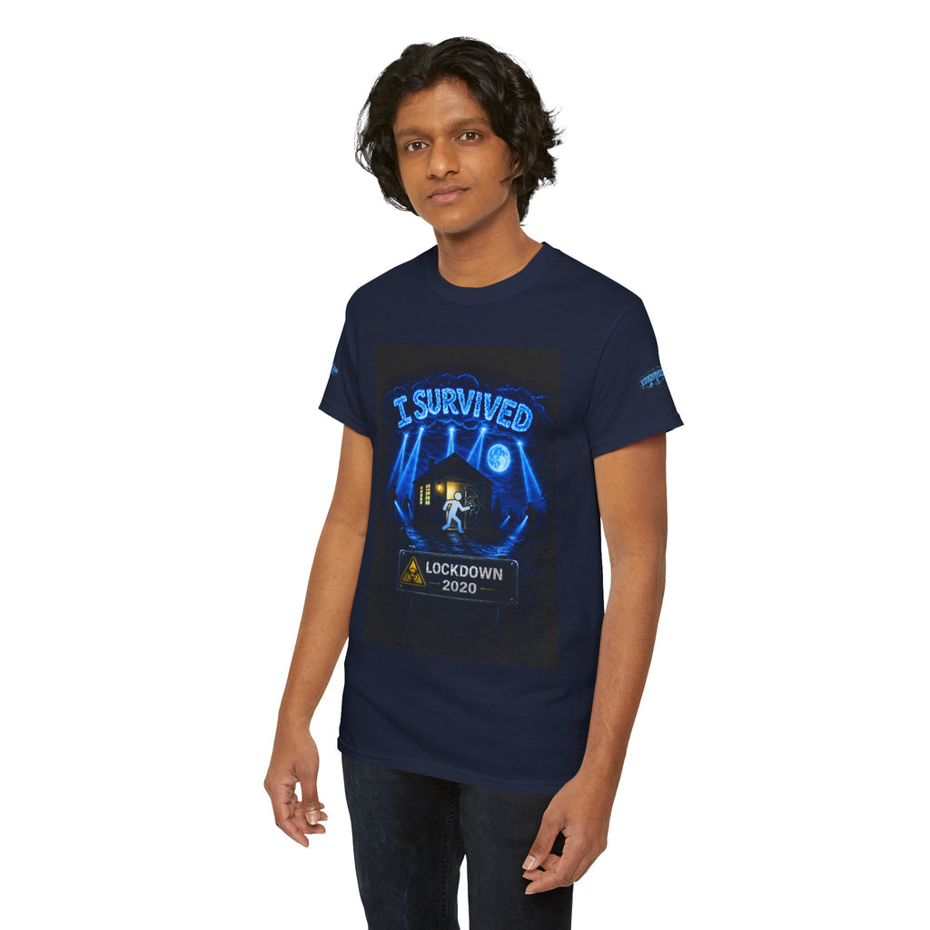 J'ai survécu à 2020 — S3:E1 « Quarantaine » | T-shirt unisexe en coton épais édition Confinement (ÉDITION SPÉCIALE)